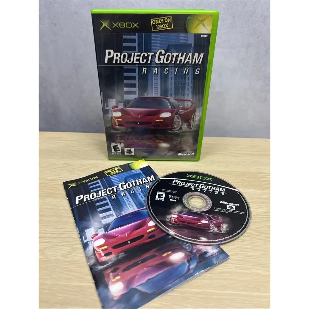 Microsoft Xbox 2001 Project Gotham Racing PGR Game